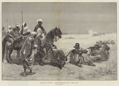 Sketches in Morocco, a Chain of Prisoners from a Rebel Tribe by Gabriel Nicolet